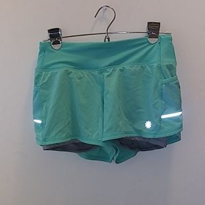 Athleta Racer Run 2 in 1 Shorts XXS